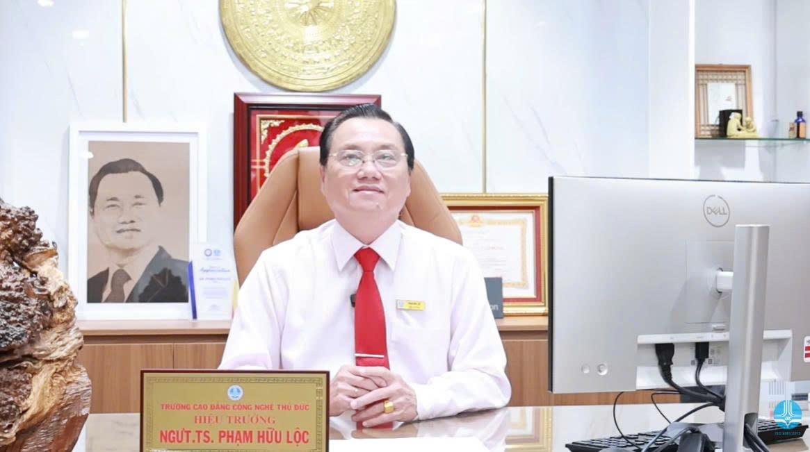 Thông điệp của Hiệu trưởng Trường Cao đẳng Công nghệ Thủ Đức năm học 2025 - 2026. 